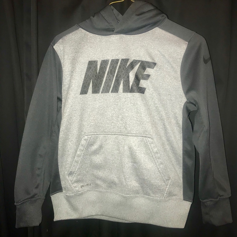 Light and Dark Grey Nike Boy’s Hoodie.